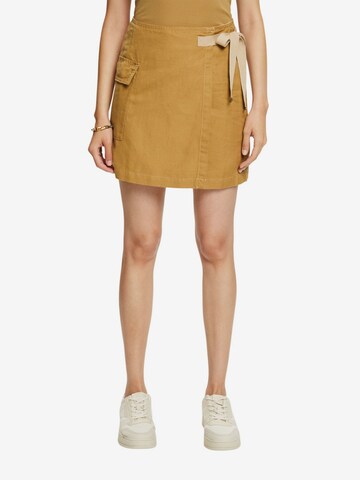 ESPRIT Skirt in Brown: front