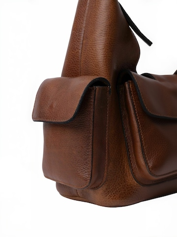 RE:DESIGNED Shopper ' Solvej ' in Brown: front
