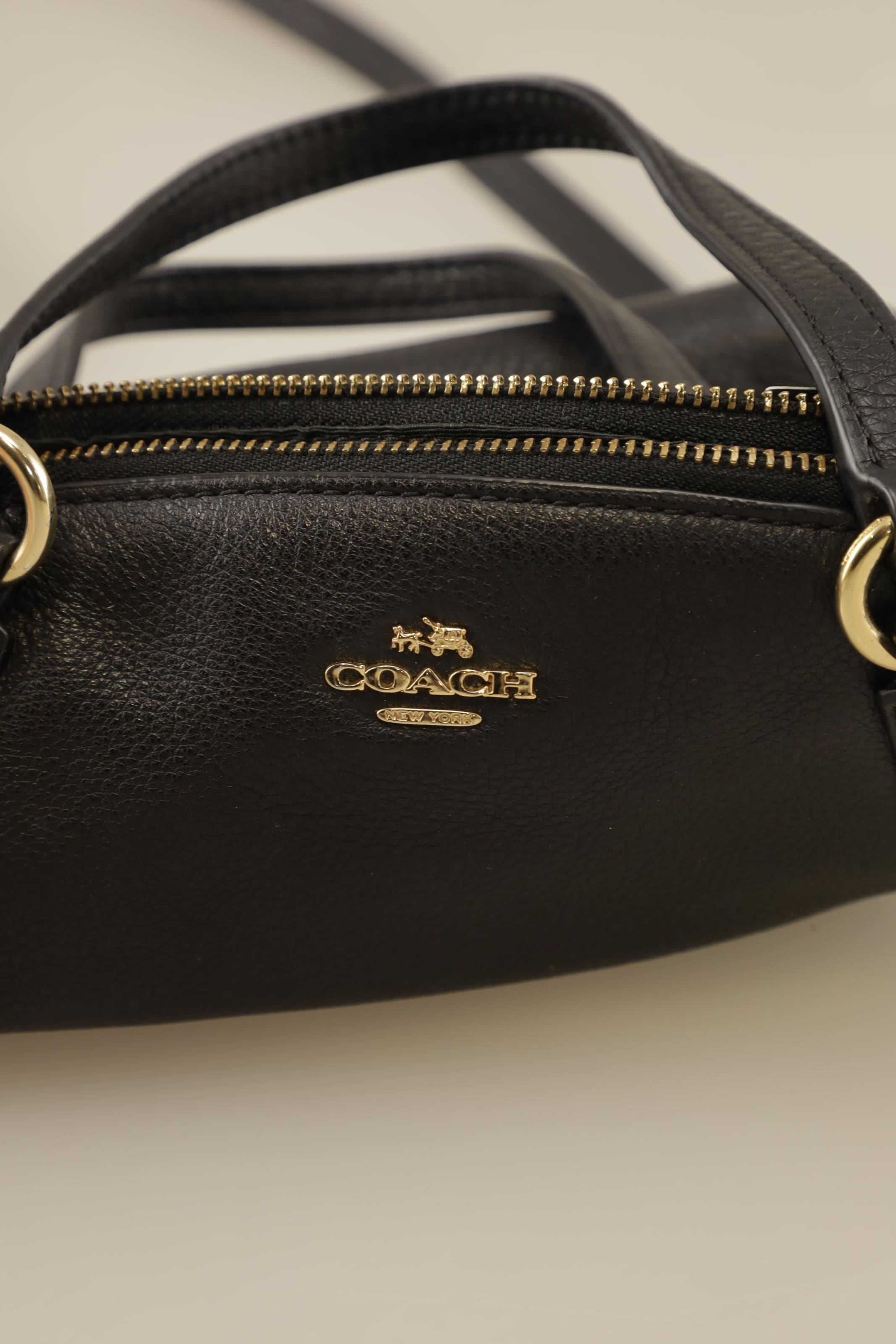 COACH Handtasche klein Leder One Size in Schwarz