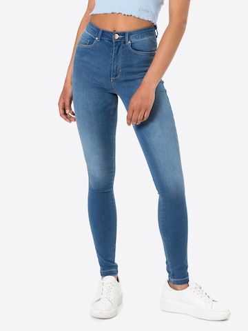 Skinny Jean 'Royal' ONLY en bleu : devant