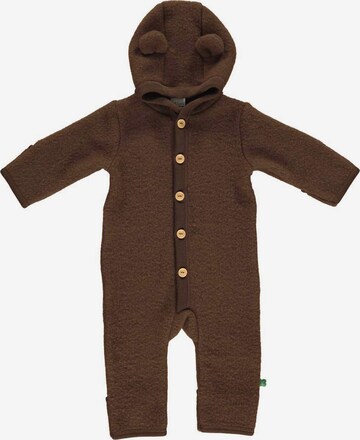 Fred's World by GREEN COTTON Overall in Bruin: voorkant