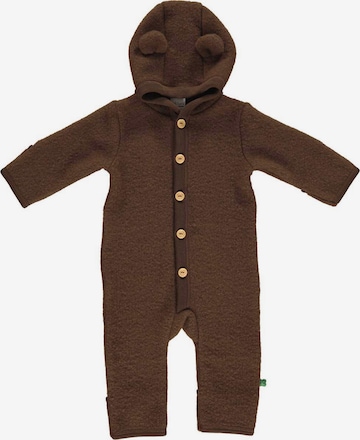 Fred's World by GREEN COTTON Dungarees in Brown: front