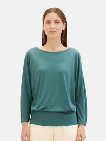 TOM TAILOR Shirt in Green: front