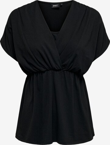 Only Maternity Shirt in Black: front