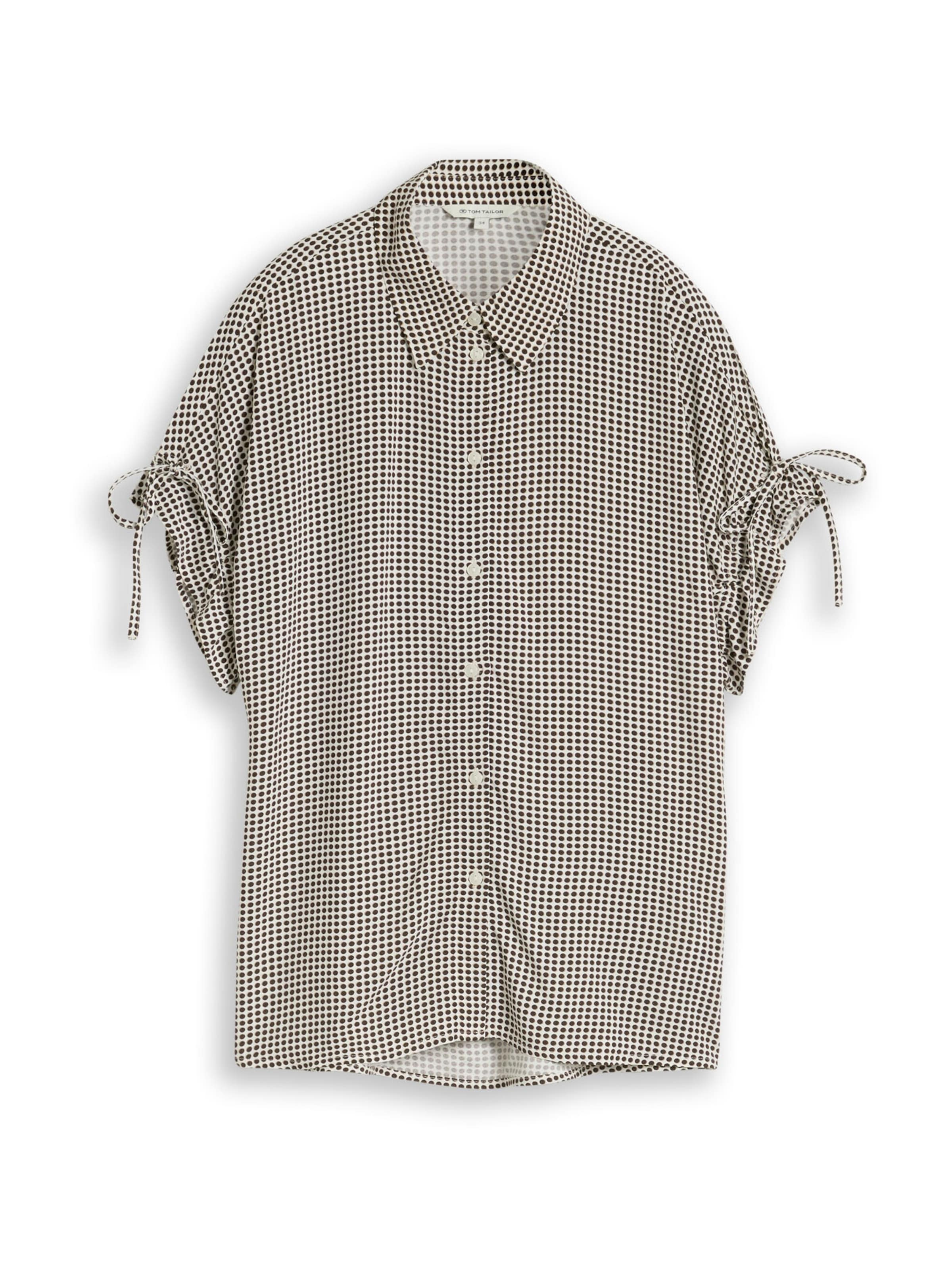 TOM TAILOR Blouse in Bruin: voorkant