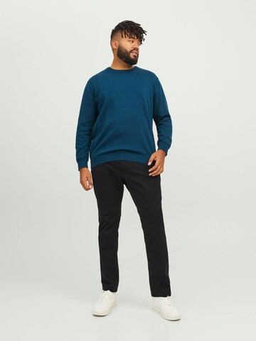 Jack & Jones Plus Pullover in Blau