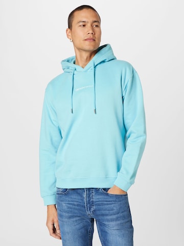 TOM TAILOR DENIM Sweatshirt in Blauw: voorkant