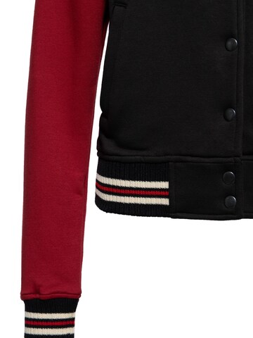 Queen Kerosin Sweatjacke 'Built it up!' in Lila