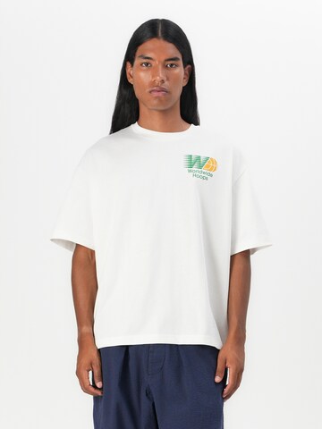 ADIDAS ORIGINALS Paita 'GLBL HOOPS' värissä valkoinen: takapuoli