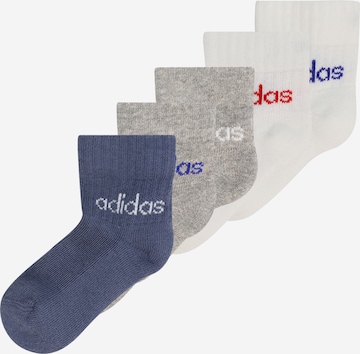 ADIDAS PERFORMANCE Athletic Socks in Blue: front