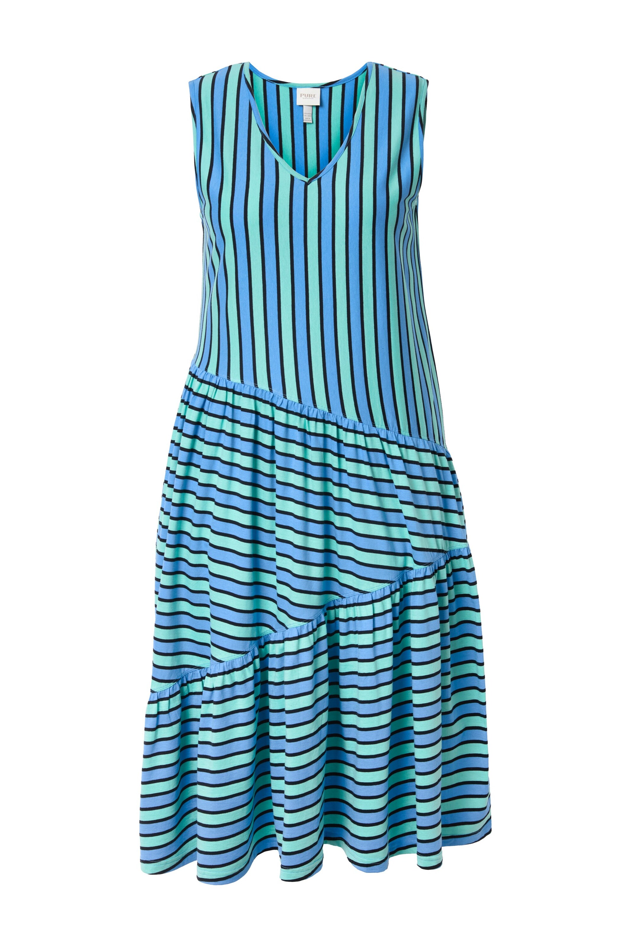 Ulla Popken Jurk in Blauw: voorkant