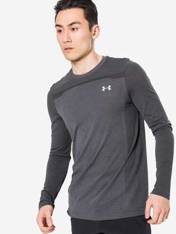 T-Shirt fonctionnel UNDER ARMOUR en gris : devant