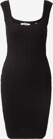 Koton Stickad klänning i svart: framsida