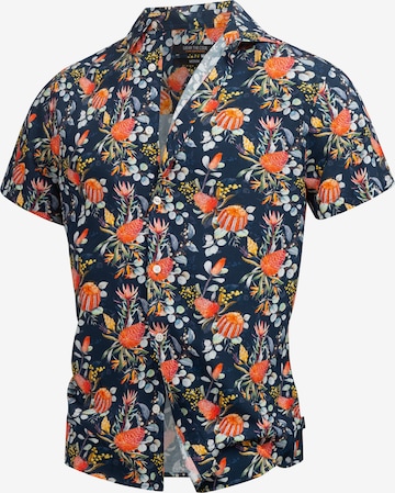 INDICODE JEANS Hemd 'Podrick' in Blau: Vorderseite