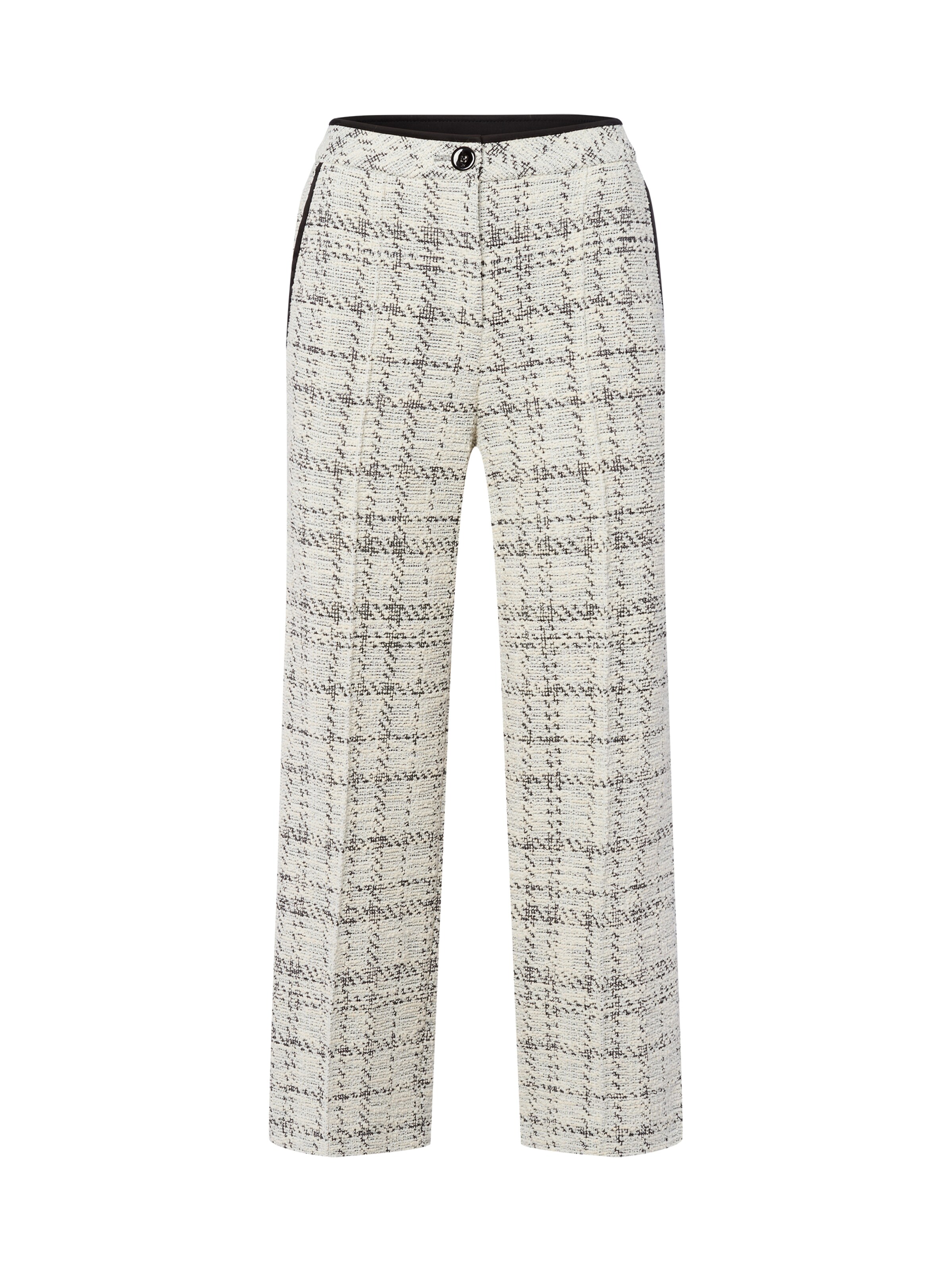 Marc Cain Regular Pleat-Front Pants ' Wukari ' in Beige: front