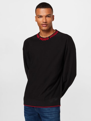 HUGO Red Pullover 'Smarlo' in Schwarz: predná strana