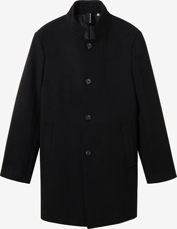 Manteau mi-saison TOM TAILOR en noir : devant