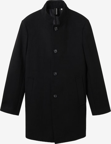 Manteau mi-saison TOM TAILOR en noir : devant