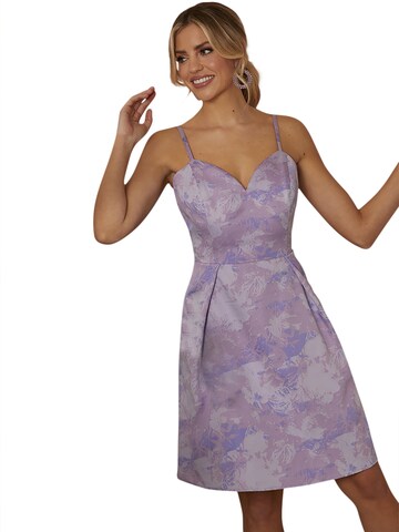Chi Chi London Dress in Purple: front