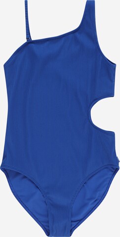Costum de baie întreg de la Abercrombie & Fitch pe albastru: față