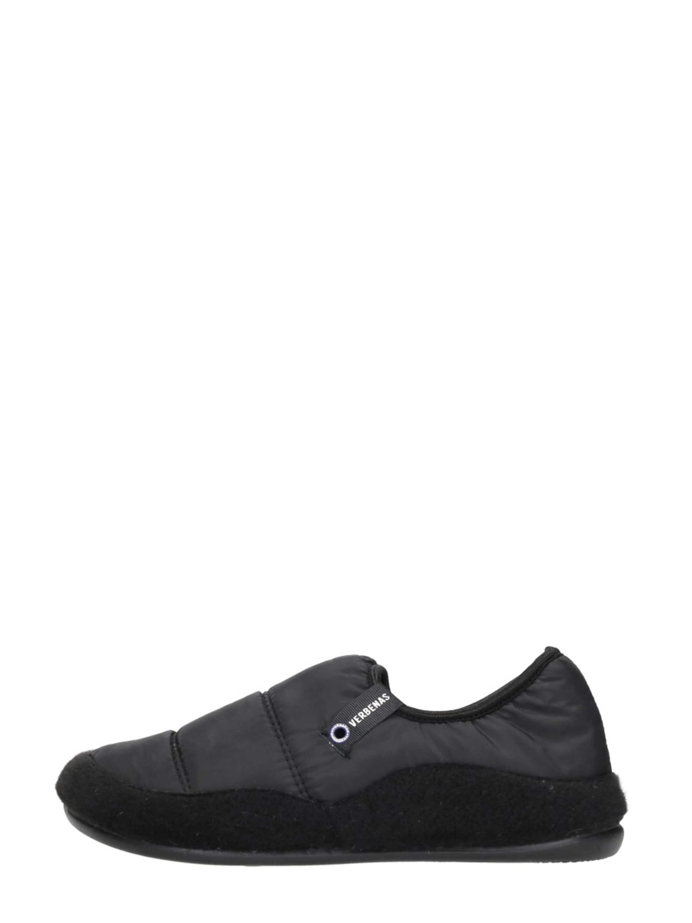 VERBENAS Slipper 'Ernest' in Black: front