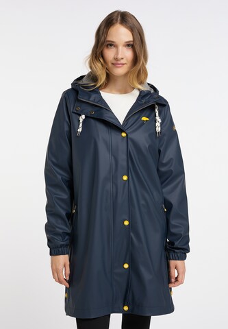 Schmuddelwedda Raincoat in Blue: front
