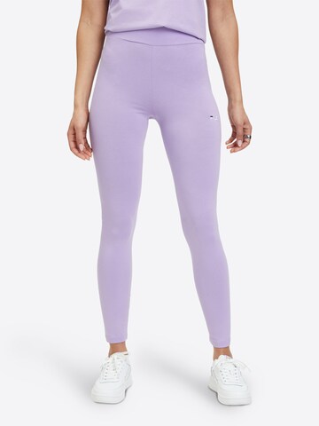 FILA Skinny Workout Pants 'Benndorf' in Purple: front