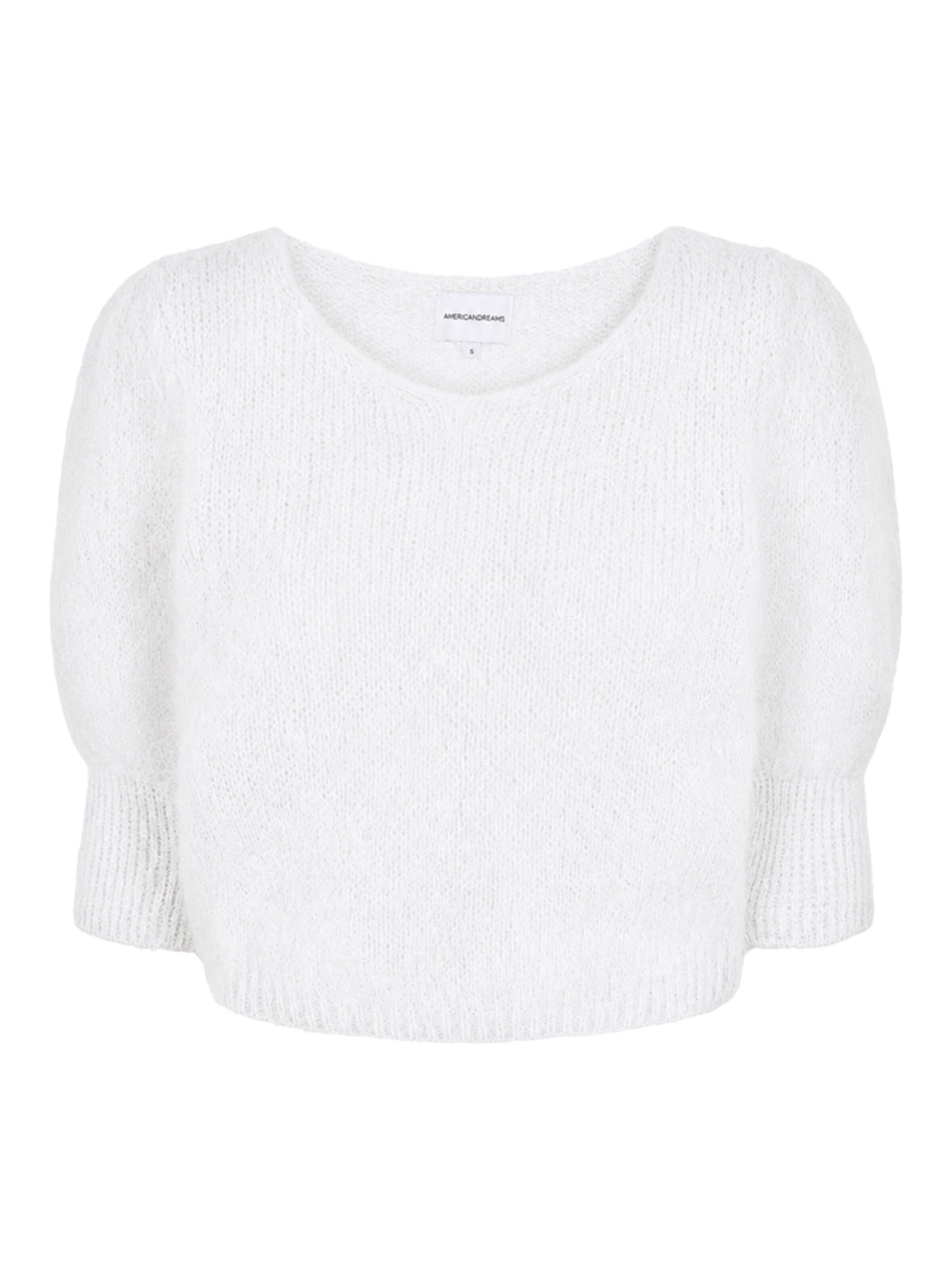 americandreams Pullover 'Koa'‌‌ in Weiß: Vorderseite