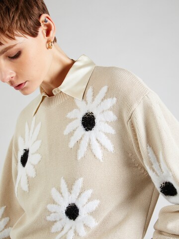 UNITED COLORS OF BENETTON Sweater in Beige