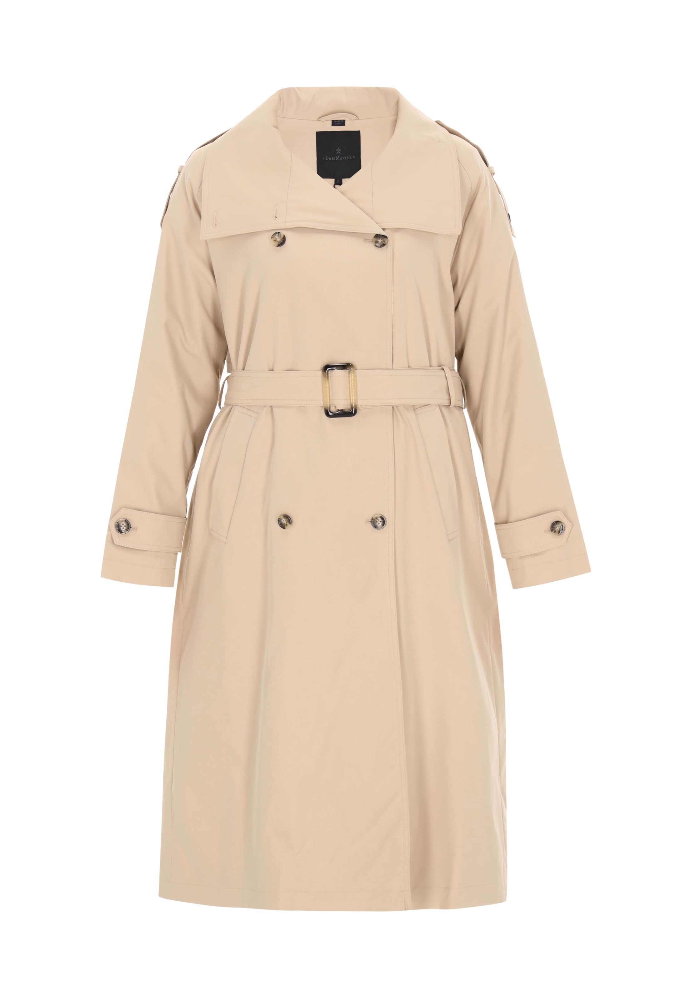 DreiMaster Klassik Between-seasons coat 'Classic' in Sand, Item view