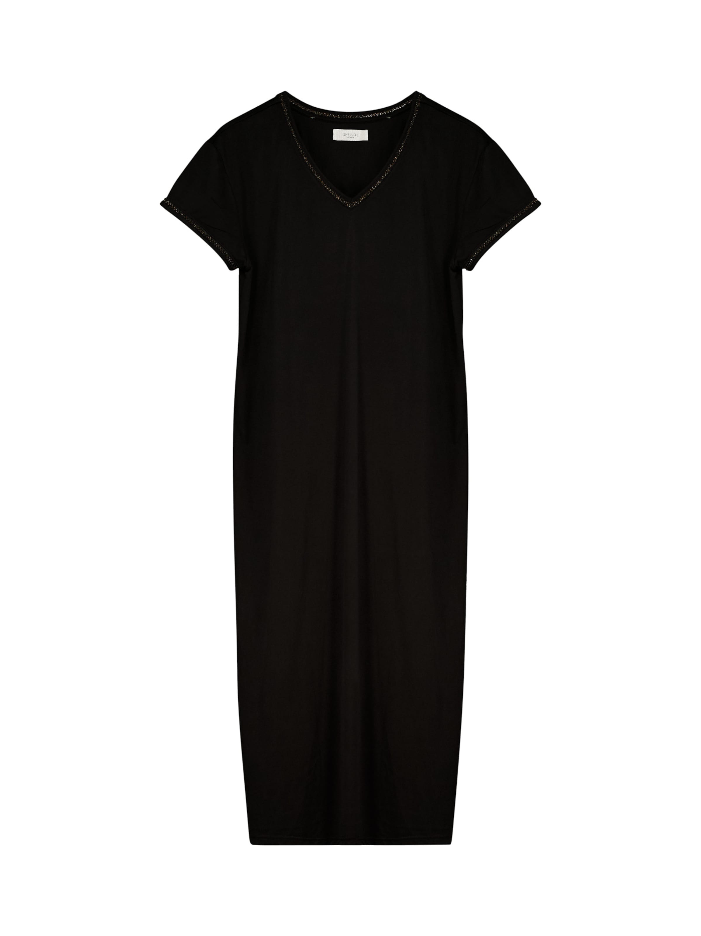 Deeluxe Jurk 'Sora' in Zwart: voorkant