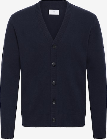 Matinique Gebreid vest 'MAalpin 73 ' in Blauw: voorkant