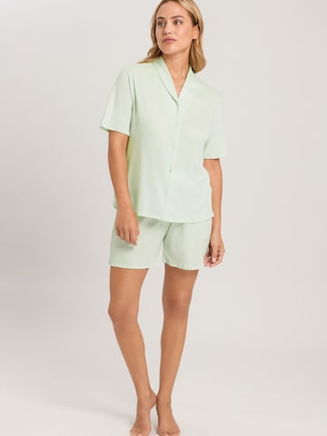 Hanro Short Pajama Set ' Natural Comfort ' in Green