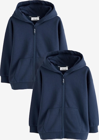 CLARKS Sweatjacke in Blau: Vorderseite