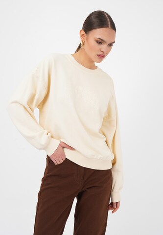 FRESHLIONS Sweatshirt 'L.A.' in Beige