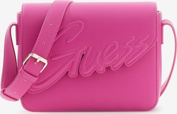 GUESS Laukku värissä lila: etupuoli