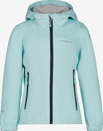 ICEPEAK Outdoorjas 'KLEVE' in Blauw: voorkant