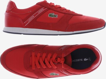LACOSTE Sneakers & Trainers in 40 in Red: front