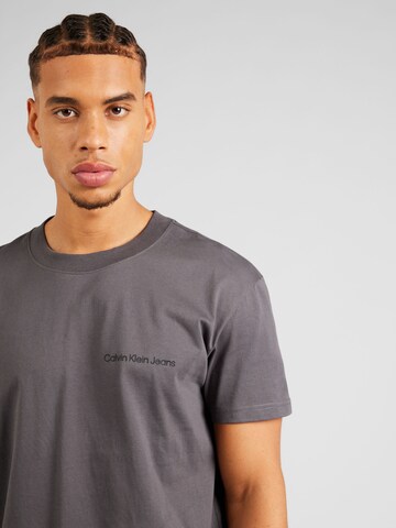 Calvin Klein Jeans Shirt 'Institutional' in Grey