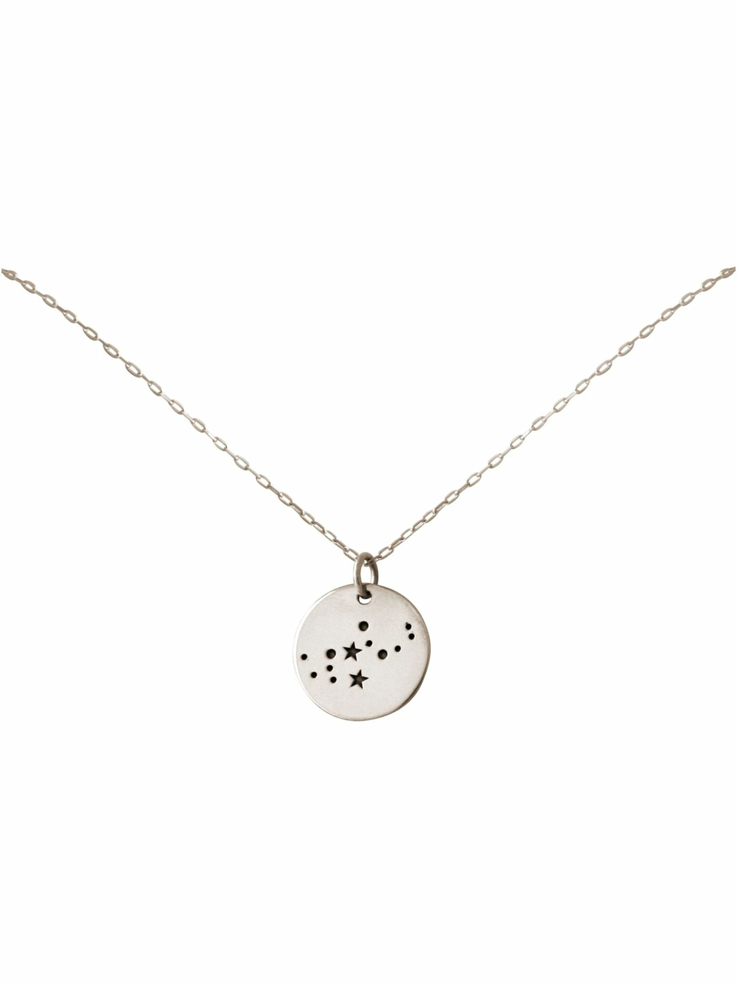 Gemshine Necklace in Silver: front