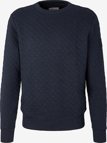 TOM TAILOR - Sweatshirt em azul: frente