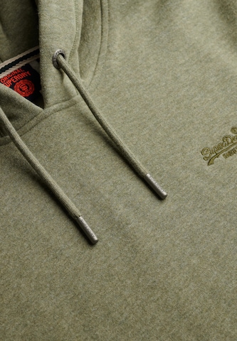 Superdry Sweatshirt 'Essential' in Groen