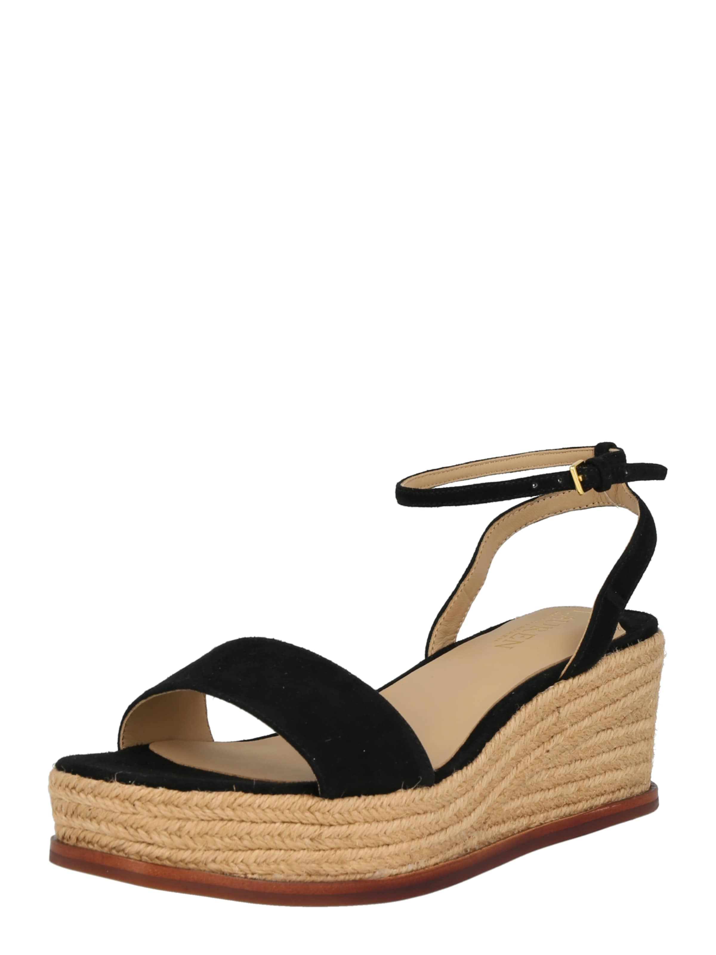 Lauren Ralph Lauren Sandal 'LEONA' in Black: front