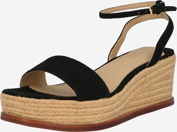 Lauren Ralph Lauren Sandal 'LEONA' in Black: front