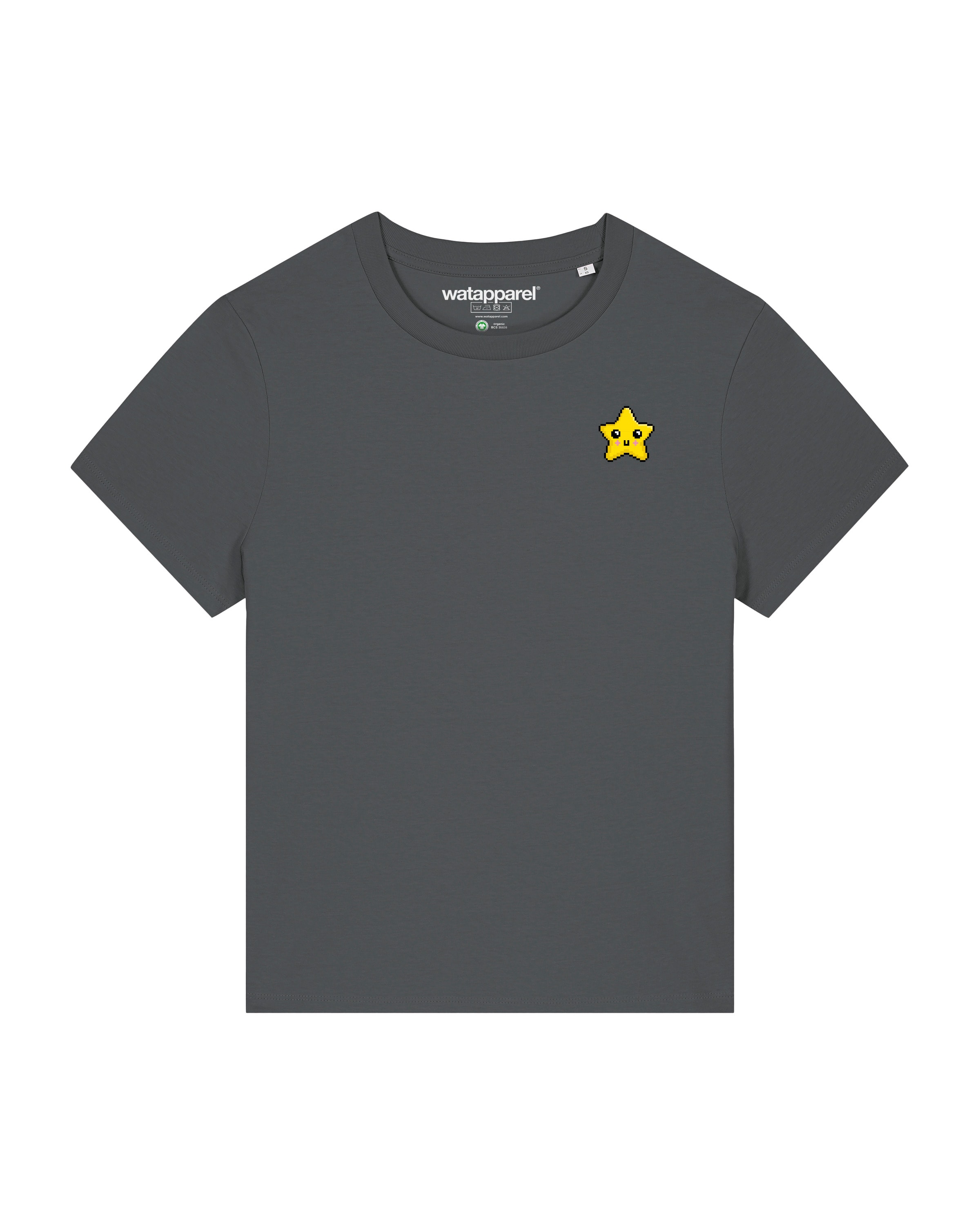 Watapparel Shirt 'Unbesiegbar' in Grau: Vorderseite