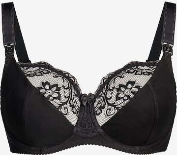 TEYLI Minimiser Nursing bra 'Anastasia' in Black: front