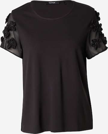 TAIFUN - Camiseta en negro: frente