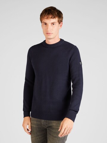 Bruun & Stengade Sweater 'Halfdan' in Blue: front