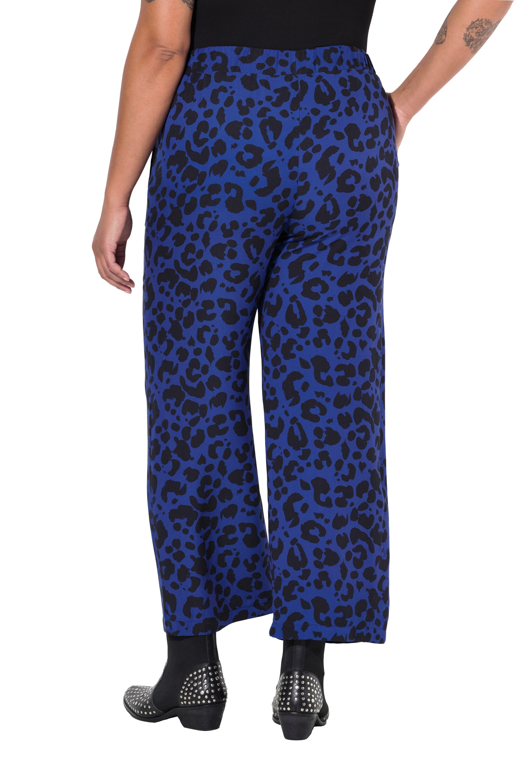 Angel of Style Wide leg Broek in Blauw