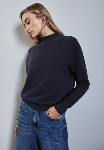 STREET ONE Pullover in Blau